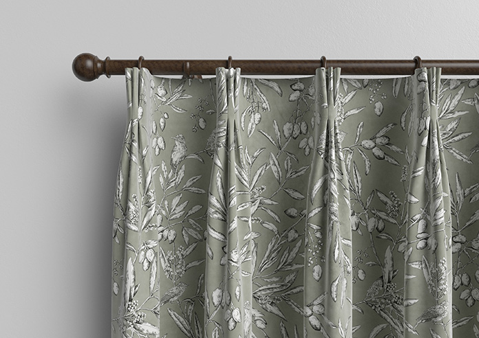 Aviary Velvet, Spruce - Made to Measure Curtain - Image 11